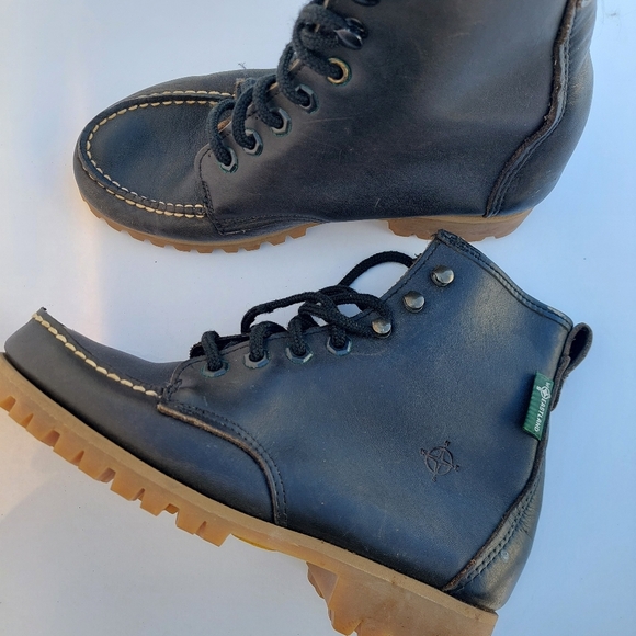 Eastland Leather Combat Boots Casual Boots Women Sz 6.5 SUPER RARE - Picture 4 of 10